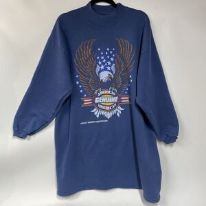 RARE Genuine American Hugger Vintage Sweatshirt Dress Great Smokey Mountain READ